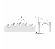Zāģripa kokam 190x2,6x30mm Z64 a=15° b=15° ATB, CMT, 292.190.64M, 190mm, 30mm, 64, 2,6 mm, 1,6 mm, 15 °, 15 ° ATB (292.190.64M)