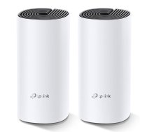 TP-Link Deco M4 (2-pack) bezvadu maršrutētāju komplekts Mesh Wi-Fi 5 līdz 1200 Mbps Deco Mesh 2× vienības 4× Gigabit LAN/WAN porti katrā Balts (DECOM4(2-PACK))