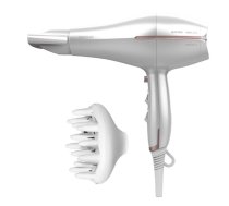 Matu fēns 2200 W 3 temperatūras iestatījumi jonizācija diffuser uzgalis IoniCare 5300 Maxi Aura Balts 4202 Cecotec (4202)