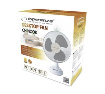 Esperanza EHF003WE, 12" desk fan, White and Gray (EHF003WE)