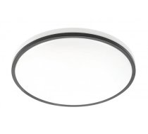 LED griestu lampa TULA, 24W, 1680lm, Ø35cm, 4000K, IP44, melna, LD-TUL24W-NW-00, GTV (LD-TUL24W-NW-00)