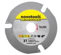 Zāģripa kokam, riģipsim, gāzbetonam 125x22.23mm NOVOABRASIVE (NTPSB1253T)