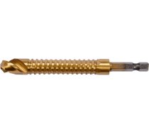 HEX frēzēšanas urbis metālam 12,0 mm HSS TiN 1/4" fiksātors 58–62 HRC cietība garums 115 mm YATO YT-44830 (YT-44830)