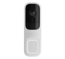 Ajax viedais video durvju zvans DoorBell 66390 4MP 155° WiFi AI noteikšana divvirzienu audio Balta (66390)