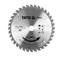 Zāģripa kokam 185x20mm 36T TCT YT-60622 YATO (YT-60622)