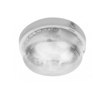 Griestu/sienas gaismeklis RINGO, max 100W, E27, AC220-240V, 50-60Hz, IP44, ABS/stikls, balts (OS-RINGO1-00)