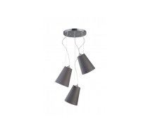 Griestu lampa KASEL 3, pelēka, 46 cm, 3E27, max. 40W, OS-KAS3-15-DEC (OS-KAS3-15-DEC)