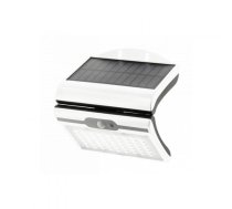 Solārais fasādes gaismeklis ar krēslas un kustības sensoru RAMOS, 50W, 300lm, 3,7V 1800mAh, IP44, 6000K, balts, LD-RAMOS50W-CW-00 GTV (LD-RAMOS50W-CW-00)