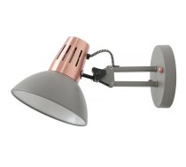 Sienas gaismeklis ARTEMIA, 2164 AC220-240V, 1xE27, 40W, IP20, 16.3cm, pelēks; 5902801352164 GTV (OS-ART-E27-15-DEC)