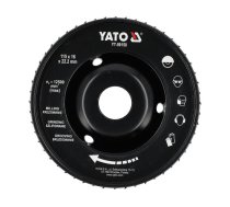 Zāģa Rīve Disks YATO YT-59150 115 mm, 12500 min⁻¹, 22.2 mm, 16 mm, oglekļa tērauds (YT-59150)