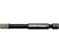 Vakuuma lodēts dimanta urbis 6 mm 1/4" (6,3 mm) seškantes oglekļa tērauda kāts flīzēm un keramikai YT-60401 Yato (YT-60401)