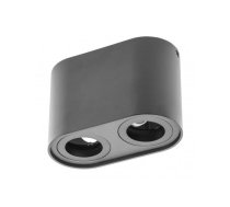 Griestu gaismeklis SENSO DUO, alumīnijs, 83x165x110 mm, IP20, melns, max 50W, OS-SEND5083OKCZ-00 (OS-SEND5083OKCZ-00)