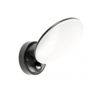 LED fasādes gaismeklis ar kustības sensoru, 10W, 720lm, IP54, melns, LD-TER10WBPIR-10, GTV (LD-TER10WBPIR-10)