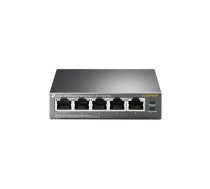 TP-Link TL-SG1005P tīkla komutators nepārvaldāms 5× Gigabit RJ45 4× PoE 802.3af galda melns (TL-SG1005P)
