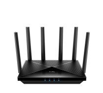 BE11000 Triju joslu Wi-Fi 7 maršrutētājs 4× 2.5G porti VPN MLO WPA3 Mesh melns Cudy WR11000 (WR11000)