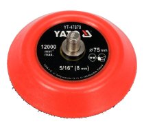 Pulēšanas Disks Ar Velcro 75mm, 5/16 YT-47870 YATO (YT-47870)
