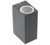 Fasādes gaismeklis TIAGO KW, GU10, 2x35W, IP54, melns; LD-TIAGOGU10D-20KW GTV (LD-TIAGOGU10D-20KW)