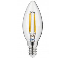 LED spuldze, FILAMENT, A-G, C35, 4000K, E14, 4W, 360°, 420lm, 44mA; LD-C35FLE4-40 GTV (LD-C35FLE4-40)