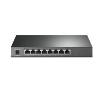 TP-Link TL-SG2008P tīkla komutators L2+ Easy-Managed 8× Gigabit RJ45 4× PoE+ 62 W VLAN QoS IGMP Snooping melns (TL-SG2008P)
