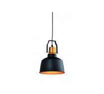 Griestu lampa MONROE, melna/zeltīta, 22 cm diametrs, OS-MON-11-DEC (OS-MON-11-DEC)