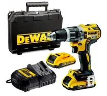 Triecienurbjmašīna 18V XR 70Nm DCD796D2-QW DEWALT (DCD796D2-QW)