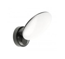 LED fasādes gaismeklis ar kustības sensoru, 10W, 1200lm, IP54, 4000K, melns, LD-TER10WB-10, GTV (LD-TER10WB-10)