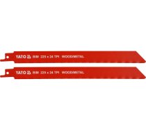 Zāģa Asmens Bim 225mm 2gab. 24Tpi YT-33934 YATO (YT-33934)
