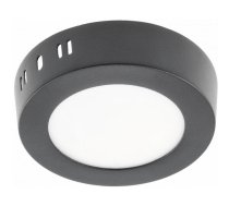 LED griestu gaismeklis ORIS PLUS, 7W, 4000K, 560lm, IP20, 120°, melns; LD-ORN07W-NBP-10 GTV (LD-ORN07W-NBP-10)
