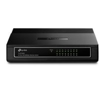16-Port 10/100Mbps darbvirsmas slēdzis, TP-Link, TL-SF1016D, 16× 10/100 Mbps RJ45 porti, ārējais barošanas adapteris (TL-SF1016D)