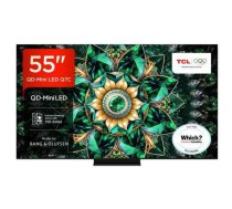 TCL televizors 55Q7C 55" 4K Ultra HD QD-Mini LED 3840 x 2160, 2600 cd/m², 144Hz, Smart TV, Bluetooth, Wi-Fi, Dolby Atmos (55Q7C)