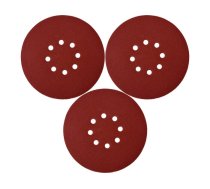 Smilšpapīra disks ekscentra slīpmašīnām metālam un kokam 180 mm P60 3 gab YT-83461 Yato (YT-83461)