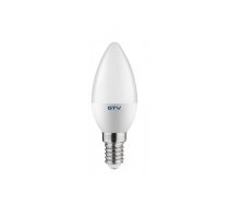 LED LIGHT SOURCE, A-G, C30, SMD 2835, 6400K, E14, 6,0W, AC180-250V, 160°, 520lm, 52mA (LD-SMZGC30B-60)