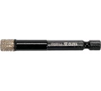 Dimanta urbis 8 mm 1/4 collu 6.3 mm seškantes oglekļa tērauda kāts flīzēm un keramikai YT-60402 Yato (YT-60402)