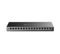 TP-Link TL-SG116E tīkla komutators Easy-Smart 16× Gigabit 10/100/1000 Mbps VLAN QoS IGMP Snooping melns (TL-SG116E)
