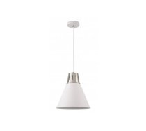 Griestu lampa GIANNI L, 32 cm diametrs, regulējams vada garums, balta/sudraba, OS-GIAN-L-E27-03-DEC (OS-GIAN-L-E27-03-DEC)