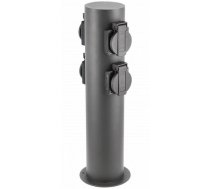 Dārza kontaktligzdas CORTA-P 36, IP54, 40cm, AC220-240V, 4xSchucko, 3500W, grafīta krāsā; OS-CORP36G-30 GTV (OS-CORP36G-30)