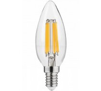 LED spuldze, kvēldiega, A-G, C35, 4000K, E14, 5.8W, 360°, 640lm, 50mA; LD-C35FLE6-40 GTV (LD-C35FLE6-40)