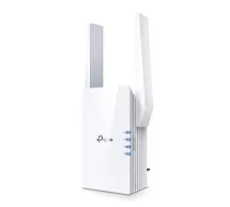 TP-Link RE505X AX1500 Mesh Wi-Fi 6 pastiprinātājs/repeater divjoslu 300 Mbps 2.4 GHz 1200 Mbps 5 GHz Gigabit Ethernet Balta (RE505X)