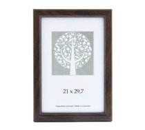 Foto rāmis, plastmasas, A4, 21x29,7 cm, brūnā krāsā (200-11369)