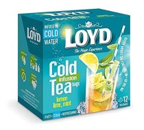 Augļu tēja LOYD Cold Infusion ar citrona, laima un piparmētru g. 12x2,5g (450-14554)