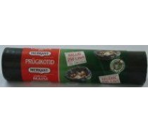 Atkritumu maisi 250l, pelēki, 100x125cm, LDPE, 45mk., 5 gab. 621g (400-10507)