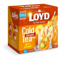 Augļu tēja LOYD Cold Infusion ar ābolu un ananasu g. 12x2,5g (450-14555)