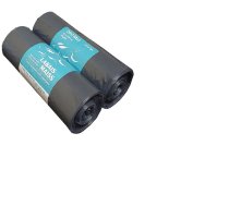 Atkritumu maisi LABAIS MAISS LDPE, 200l, melni, 82x120cm, 40mk, 10gab (400-11917)