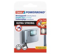 Līmējoša masa tesa® Powerbond Ultra Strong Pads, sadalīta kvadrātiņos, abpusēja, iekšdarbiem un ārdarbiem, 0,6 x 20mm (200-13235)