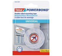 Līmlente tesa® Powerbond Universal, abpusēja, 1.5mx19mm (200-13396)