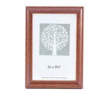 Foto rāmis, koka, A4, 21x29,7 cm, brūna krāsā (200-05426)