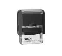 Zīmogs COLOP Printer C20, melns korpuss, bez krāsas spilventiņš (650-03687)