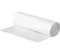 Atkritumu maisi HDPE 5L, 10 mk, 34x39cm, 20 gab., balti-caurspīdīgi (400-10491)