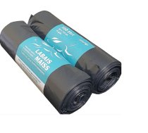 Atkritumu maisi LABAIS MAISS LDPE, 150l, melni, 80x110cm, 35mk, 10gab (400-11915)