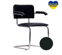 Krēsls NOWY STYL SYLWIA ARM C11 melns (350-00586)